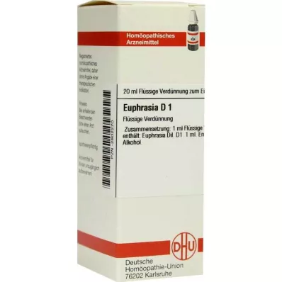 DHU Dilución de Eufrasia D 1, 20 ml