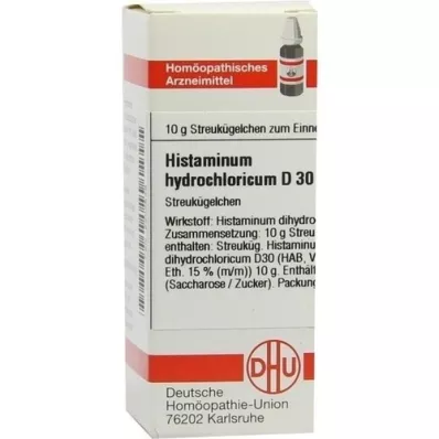 HISTAMINUM hydrochloricum D 30 glóbulos, 10 g