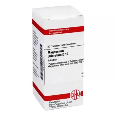 DHU Cloratum de magnesio D 12 tabletas, 80 piezas
