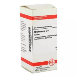 STRAMONIUM D 6 pastillas, 80 uds