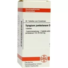 SYZYGIUM JAMBOLANUM D 4 tabletas, 80 uds