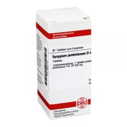 SYZYGIUM JAMBOLANUM D 4 tabletas, 80 uds