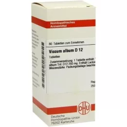 VISCUM ALBUM D 12 pastillas, 80 uds