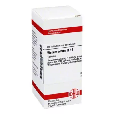VISCUM ALBUM D 12 pastillas, 80 uds