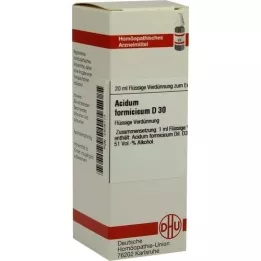 ACIDUM FORMICICUM Dilución D 30, 20 ml