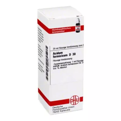 ACIDUM FORMICICUM Dilución D 30, 20 ml ACIDUM FORMICICUM Dilución D 30, 20 ml