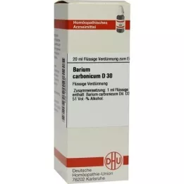 BARIUM CARBONICUM D 30 Dilución, 20 ml