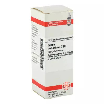 BARIUM CARBONICUM D 30 Dilución, 20 ml