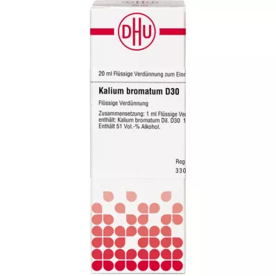 KALIUM BROMATUM D 30 Dilución, 20 ml