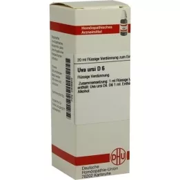 UVA URSI D 6 Dilución, 20 ml