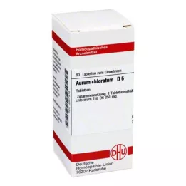 AURUM CHLORATUM D 6 pastillas, 80 uds