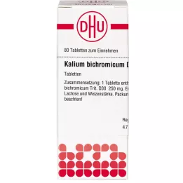 KALIUM BICHROMICUM D 30 comprimidos, 80 uds