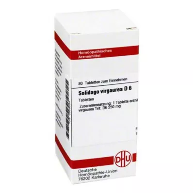 DHU Solidago virgaurea D 6 tabletas, 80 piezas