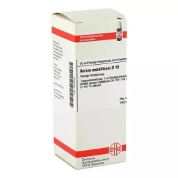 AURUM METALLICUM Dilución D 10, 50 ml