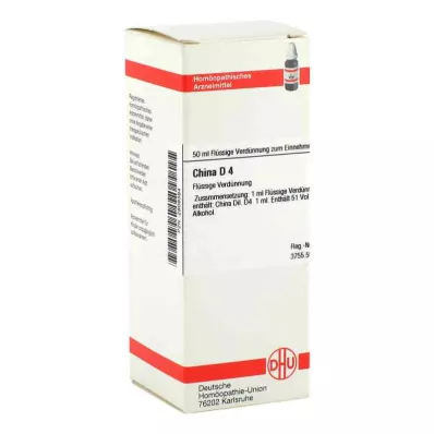 CHINA Dilución D 4, 50 ml CHINA Dilución D 4, 50 ml