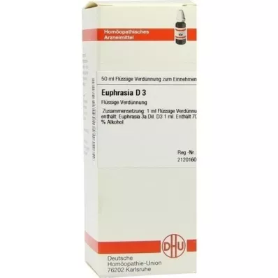 EUPHRASIA D 3 Dilución, 50 ml