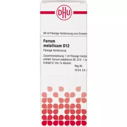 FERRUM METALLICUM D 12 Dilución, 50 ml