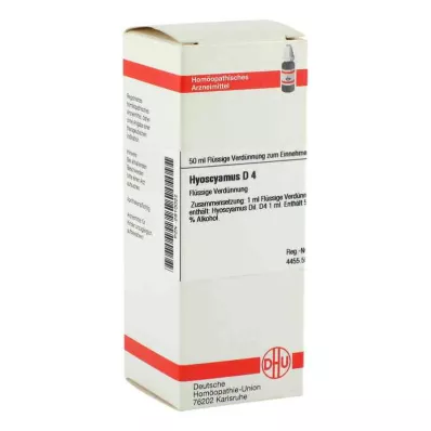 HYOSCYAMUS Dilución D 4, 50 ml HYOSCYAMUS Dilución D 4, 50 ml