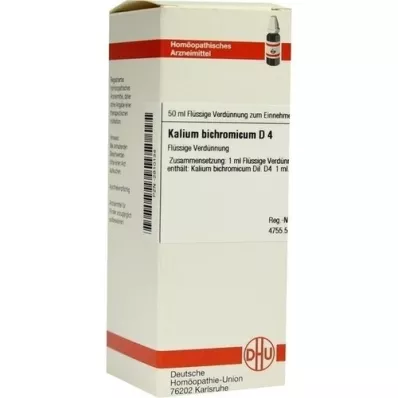 KALIUM BICHROMICUM Dilución D 4, 50 ml