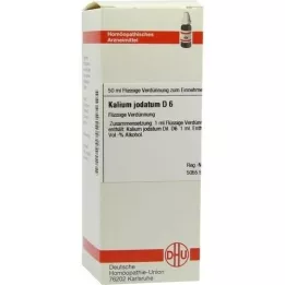 KALIUM JODATUM D 6 Dilución, 50 ml