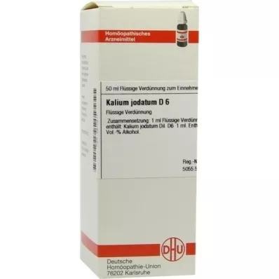 KALIUM JODATUM D 6 Dilución, 50 ml