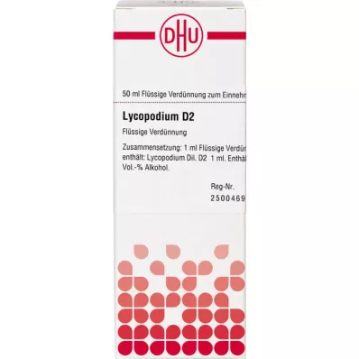 LYCOPODIUM D 2 Dilución, 50 ml