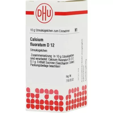 CALCIUM FLUORATUM D 12 glóbulos, 10 g