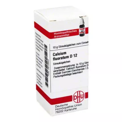 DHU Calcio fluoratum D 12 glóbulos, 10 g