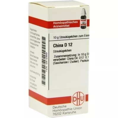 CHINA D 12 glóbulos, 10 g