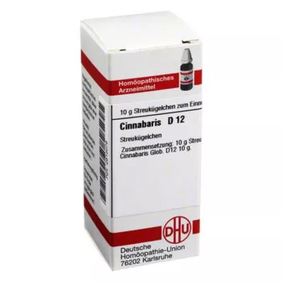 CINNABARIS D 12 glóbulos, 10 g