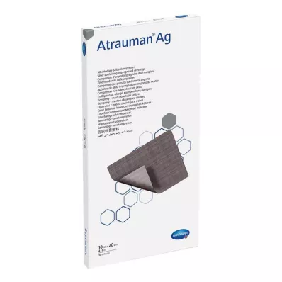 ATRAUMAN Compresas estériles Ag 10x20 cm, 10 uds ATRAUMAN Compresas estériles Ag 10x20 cm, 10 uds