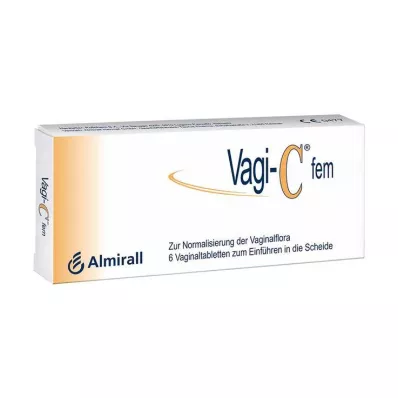 VAGI C Fem comprimidos vaginales, 6 uds VAGI C Fem comprimidos vaginales, 6 uds