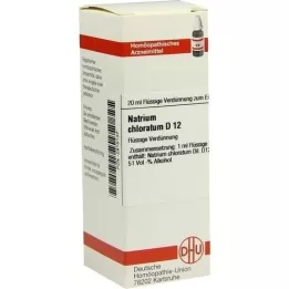 NATRIUM CHLORATUM D 12 Dilución, 20 ml