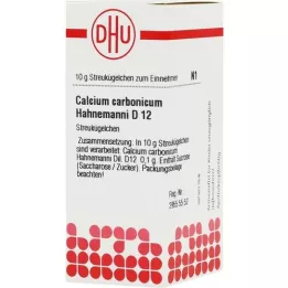 CALCIUM CARBONICUM Hahnemanni D 12 glóbulos, 10 g