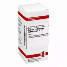 CALCIUM CARBONICUM Hahnemanni D 12 Comprimidos, 80 uds