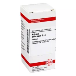 NATRIUM CHLORATUM D 4 tabletas, 80 uds