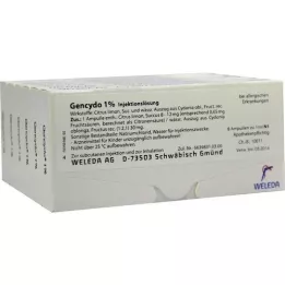 GENCYDO 1% solución inyectable, 48X1 ml