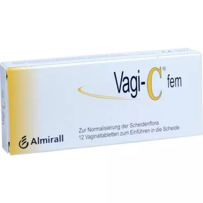 VAGI C Fem comprimidos vaginales, 12 uds