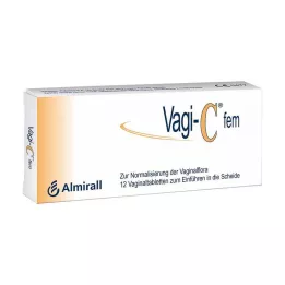 VAGI C Fem comprimidos vaginales, 12 uds