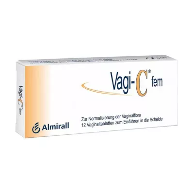 VAGI C Fem comprimidos vaginales, 12 uds