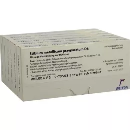 STIBIUM METALLICUM PRAEPARATUM D 6 Ampollas, 48X1 ml