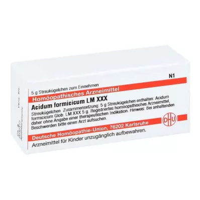 ACIDUM FORMICICUM LM XXX Glóbulos, 5 g