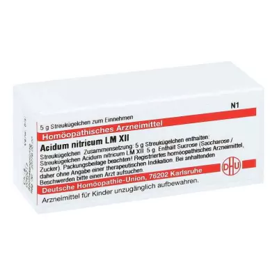 ACIDUM NITRICUM LM XII Glóbulos, 5 g