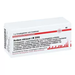 ACIDUM NITRICUM LM XVIII Glóbulos, 5 g