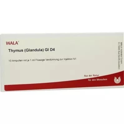 THYMUS GLANDULA GL D 4 Ampollas, 10X1 ml