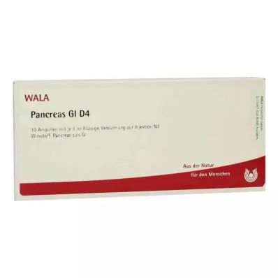 PANCREAS GL D 4 Ampollas, 10X1 ml