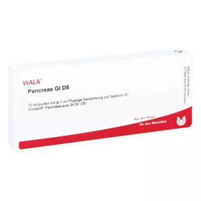 PANCREAS GL D 5 ampollas, 10X1 ml PANCREAS GL D 5 ampollas, 10X1 ml
