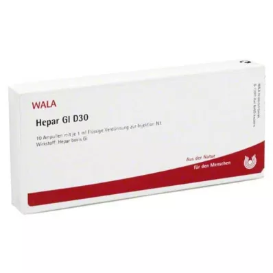 HEPAR GL D 30 Ampollas, 10X1 ml