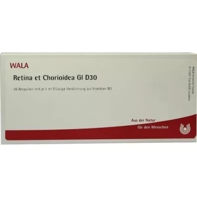 RETINA ET Chorioidea GL D 30 Ampollas, 10X1 ml