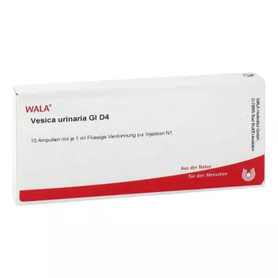 VESICA URINARIA GL D 4 Ampollas, 10X1 ml